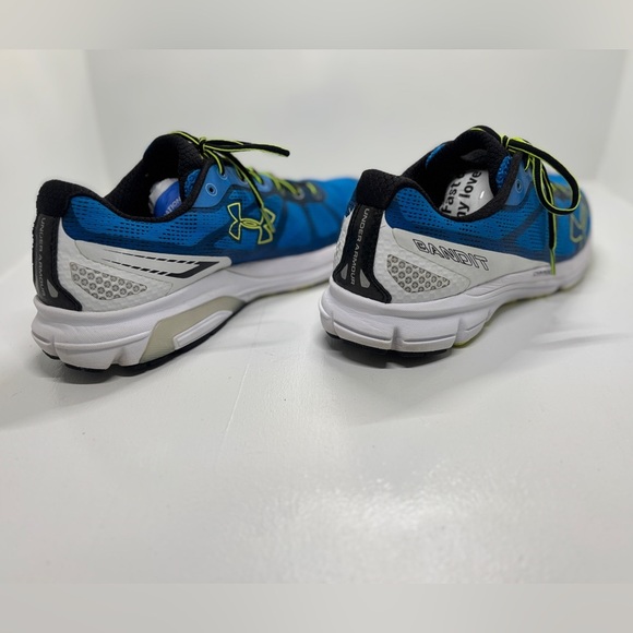 Men’s Under Armour Charged Bandit Blue White Athletic Running Shoes size 10.5 - Picture 5 of 10
